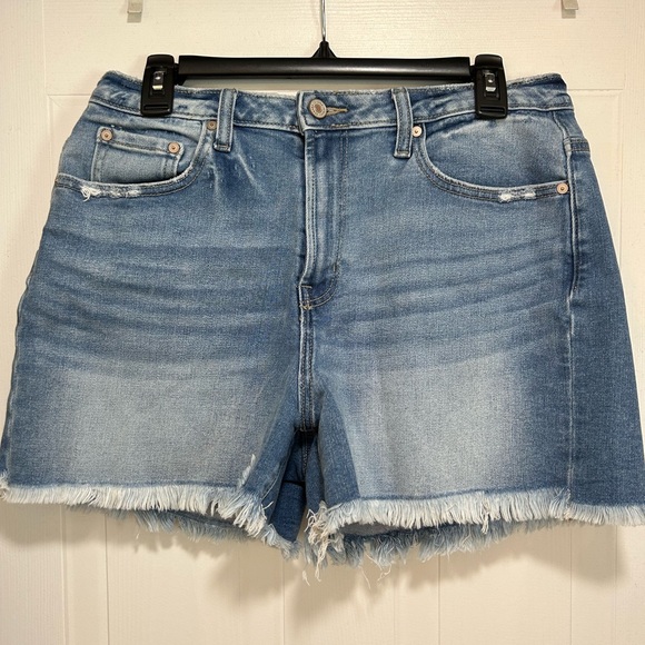 Denim  Zenana Women's Denim High-Rise Shorts - Picture 1 of 4